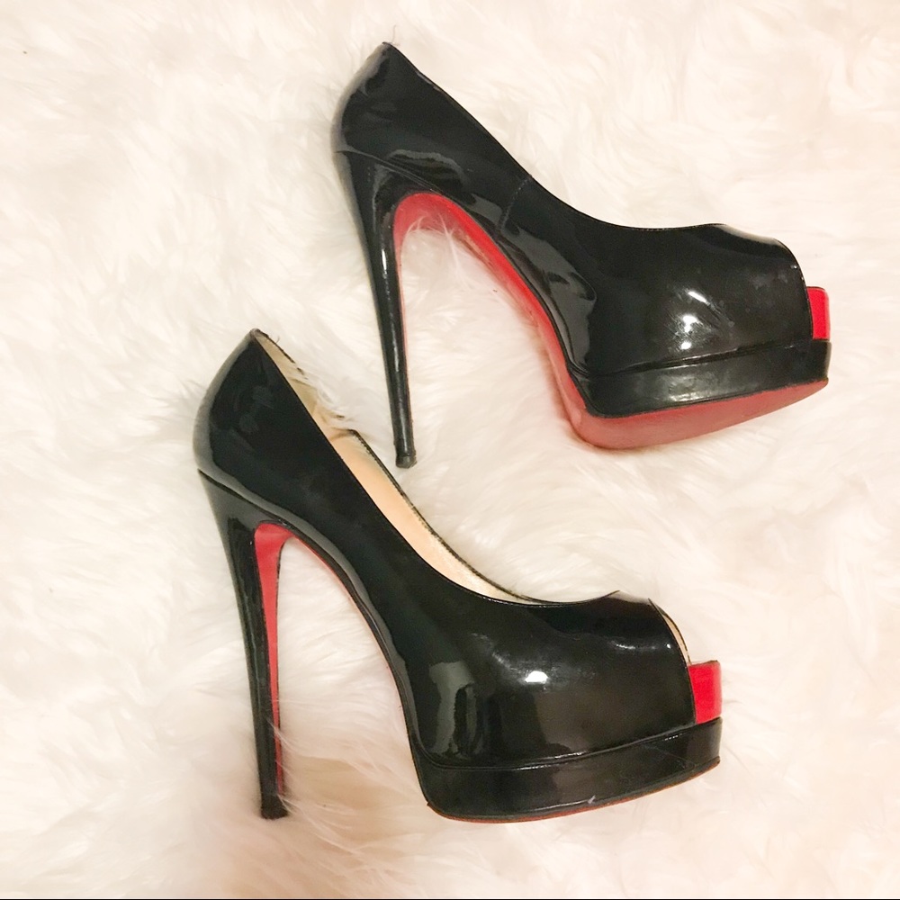 Christian Louboutin Black/red Palais  SOLD